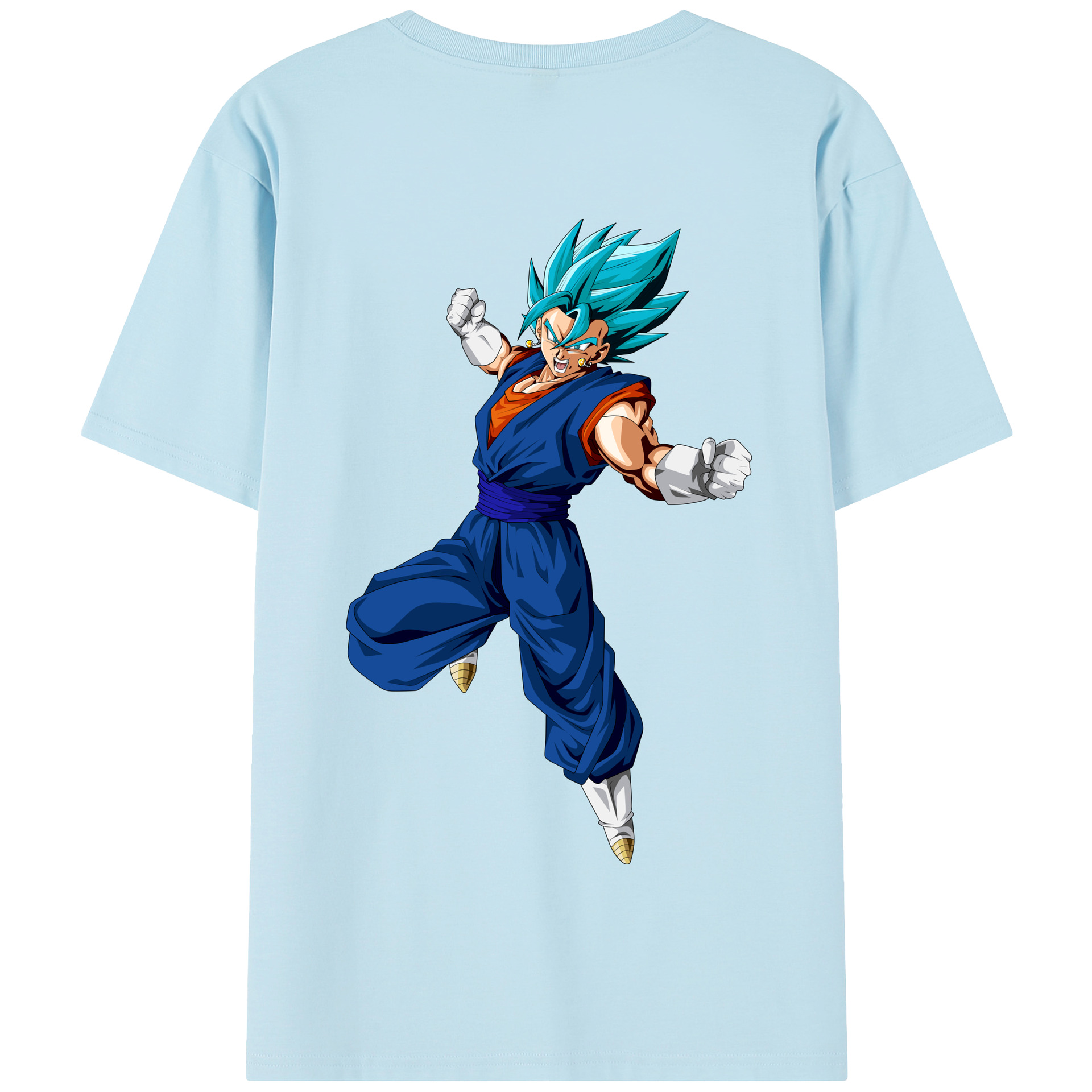 （画像用） ドラゴンボール ベジット DRAGON BALL Vegetto 綿100％半袖Tシャツ（背面プリント）